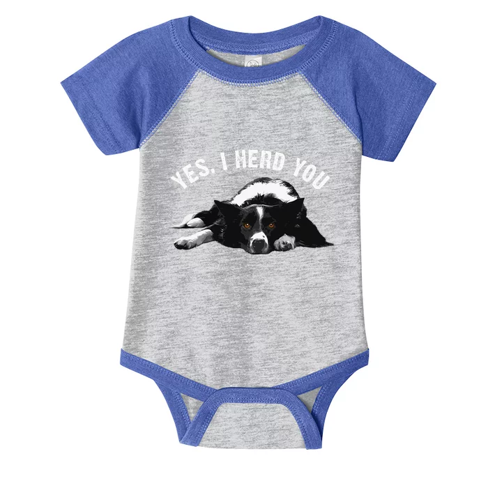 Border Collie Art Puppy Border Collie Lovers Infant Baby Jersey Bodysuit