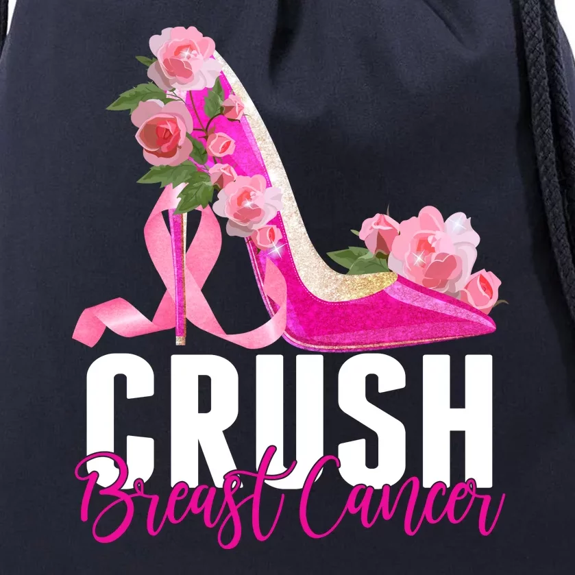 Breast Cancer Awareness Crush Breast Cancer Drawstring Bag