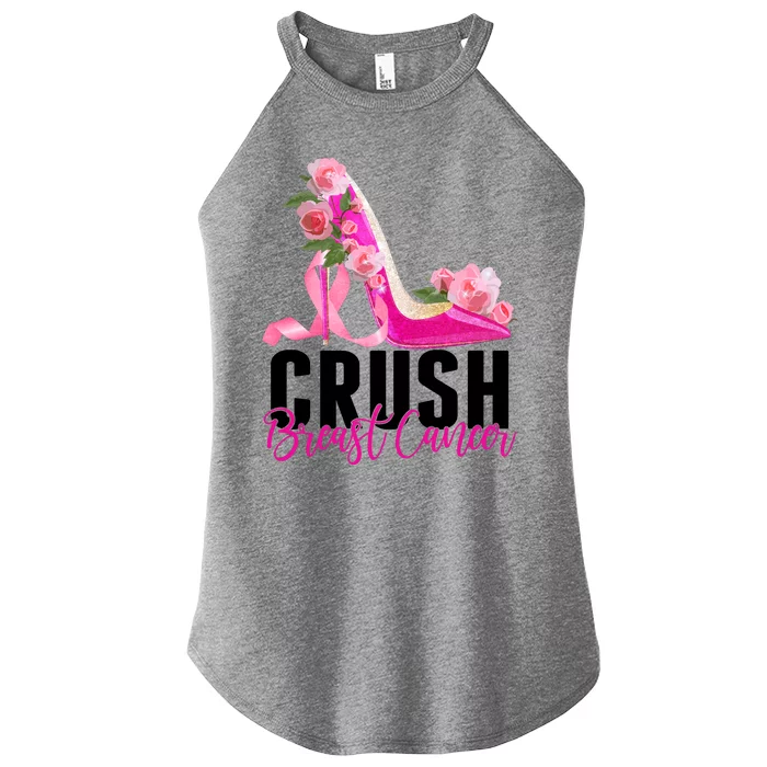 Breast Cancer Awareness Crush Breast Cancer Women’s Perfect Tri Rocker Tank