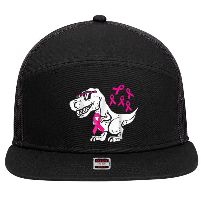 Breast Cancer Awareness Shirt Toddler Pink Ribbon Kid Kid 7 Panel Mesh Trucker Snapback Hat