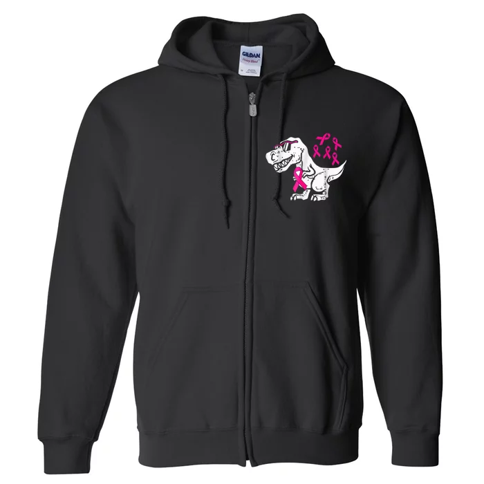 Breast Cancer Awareness Shirt Toddler Pink Ribbon Kid Kid Full Zip Hoodie