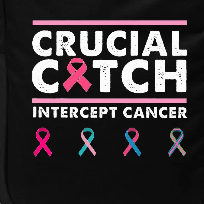 Breast Cancer Awareness Crucial A Catch Intercept Cancer Impact Tech Backpack