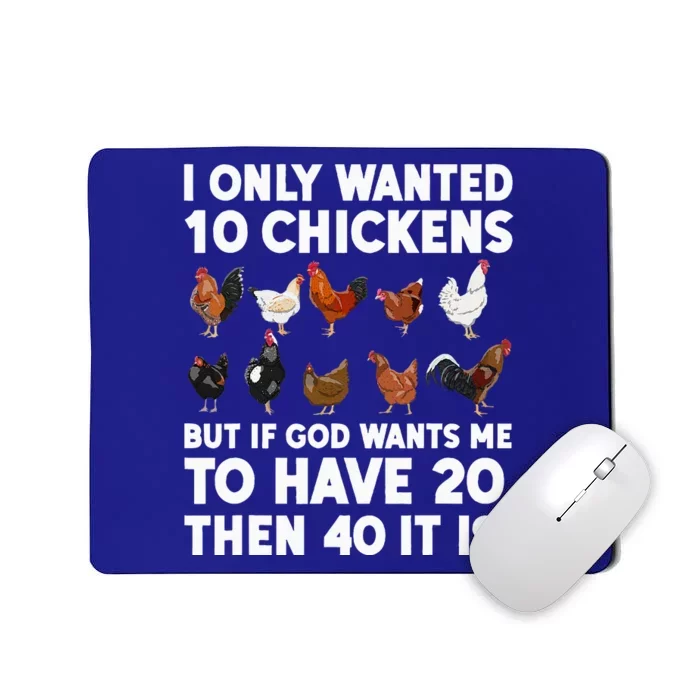 Best Chicken Art Poultry Themed Chicken Farmer Mousepad