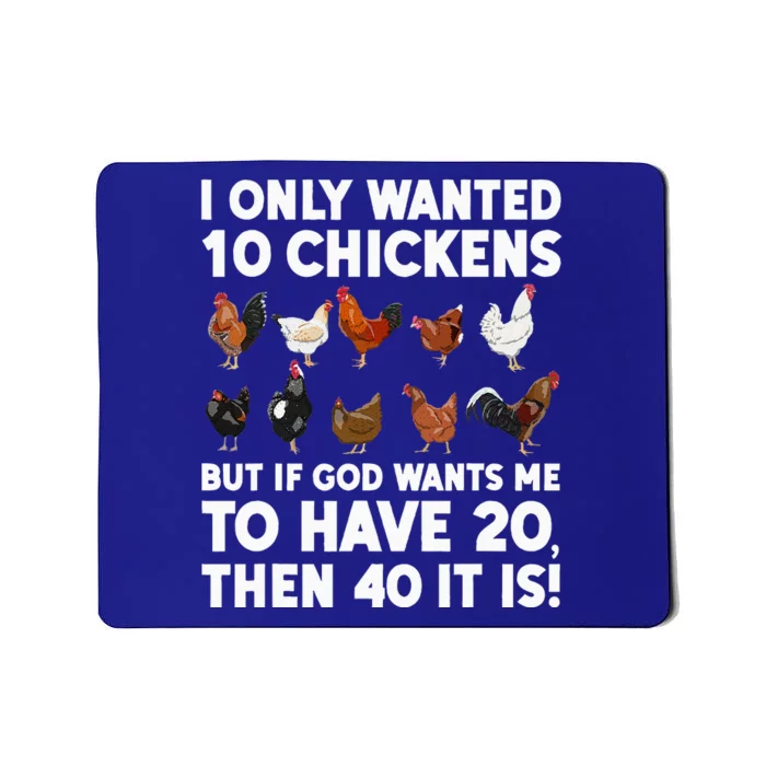 Best Chicken Art Poultry Themed Chicken Farmer Mousepad