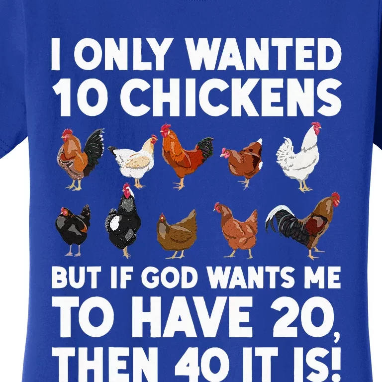 Best Chicken Art Poultry Themed Chicken Farmer Women's T-Shirt