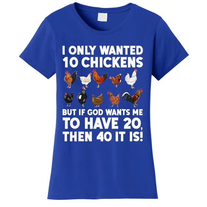 Best Chicken Art Poultry Themed Chicken Farmer Women's T-Shirt