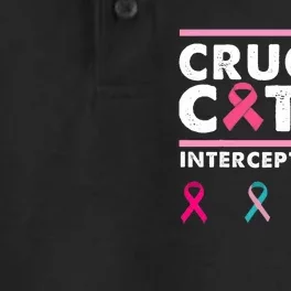 Breast Cancer Awareness Crucial A Catch Intercept Cancer Dry Zone Grid Performance Polo