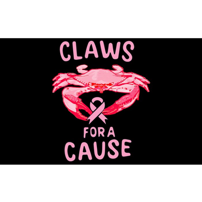 Breast Cancer Awareness Claws For A Cause Crab Bumper Sticker