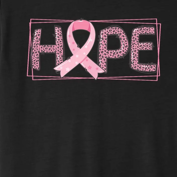 Breast Cancer Awareness Leopard Ribbon ChromaSoft Performance T-Shirt