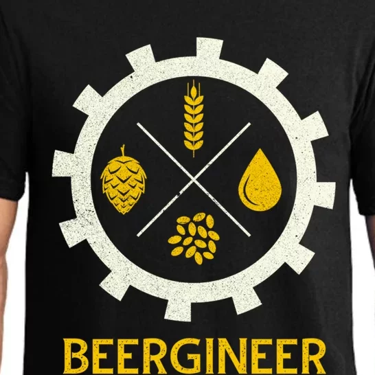 Beergineer Craft Beer Brewer Engineer Homebrew Ipa Gift Cool Gift Pajama Set