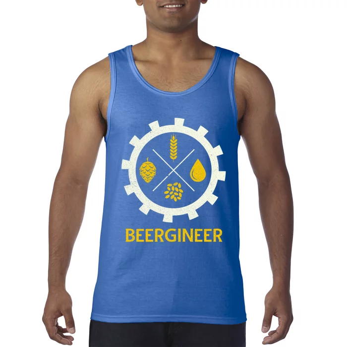 Beergineer Craft Beer Brewer Engineer Homebrew Ipa Gift Cool Gift Tank Top