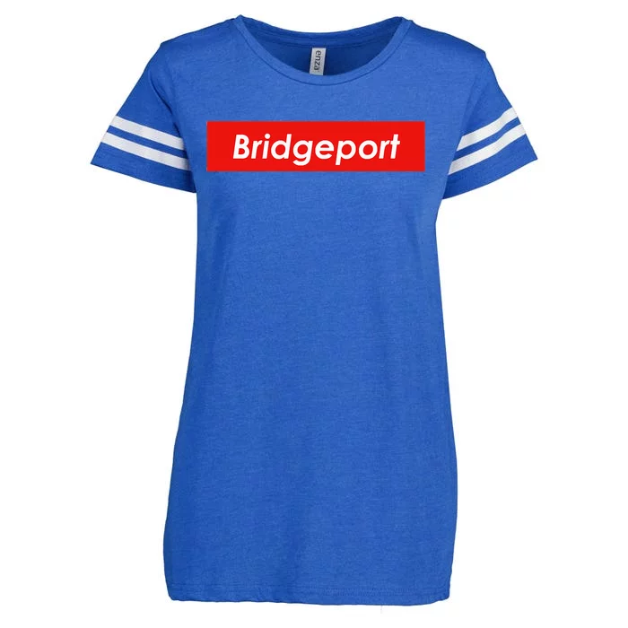 Bridgeport Connecticut Enza Ladies Jersey Football T-Shirt