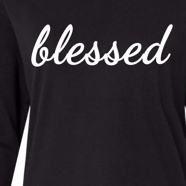 Blessed Christian Womens Cotton Relaxed Long Sleeve T-Shirt