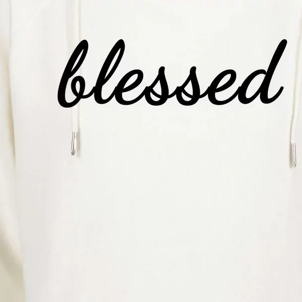 Blessed Christian Womens Funnel Neck Pullover Hood