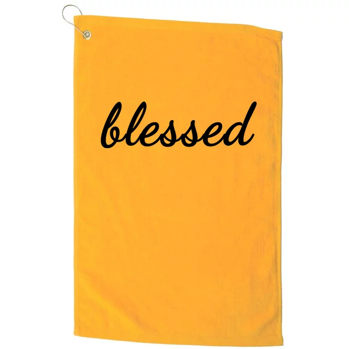 Blessed Christian Platinum Collection Golf Towel