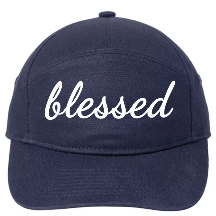 Blessed Christian 7-Panel Snapback Hat