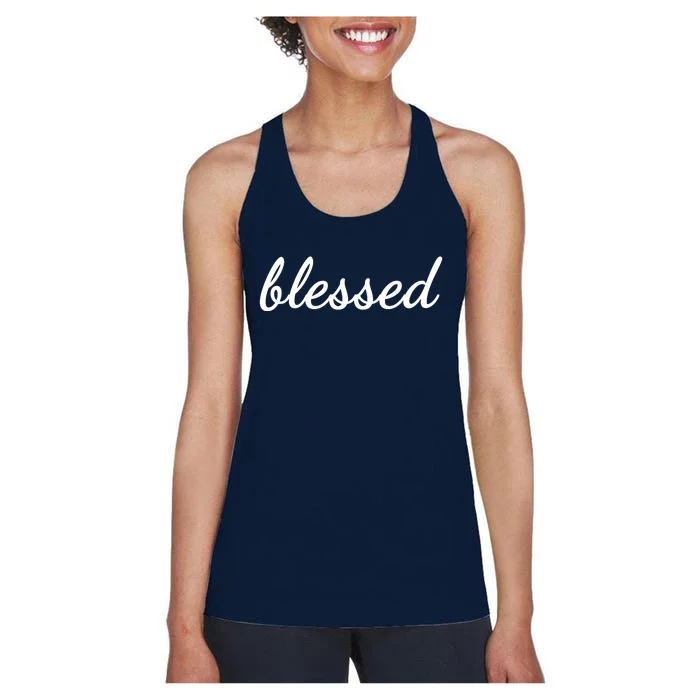 Blessed Christian Women's Racerback Tank