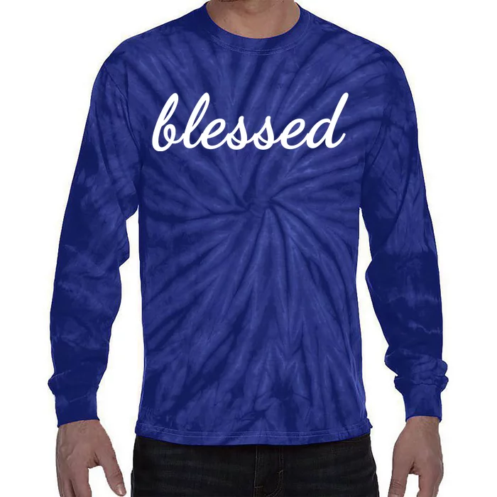 Blessed Christian Tie-Dye Long Sleeve Shirt