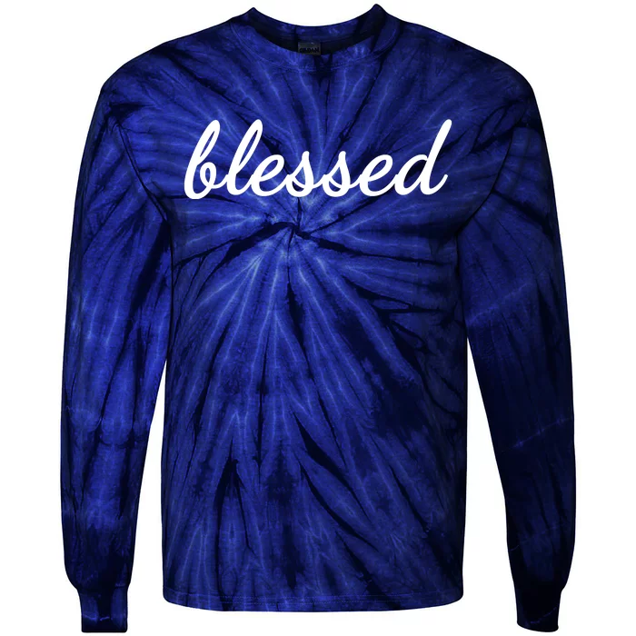 Blessed Christian Tie-Dye Long Sleeve Shirt