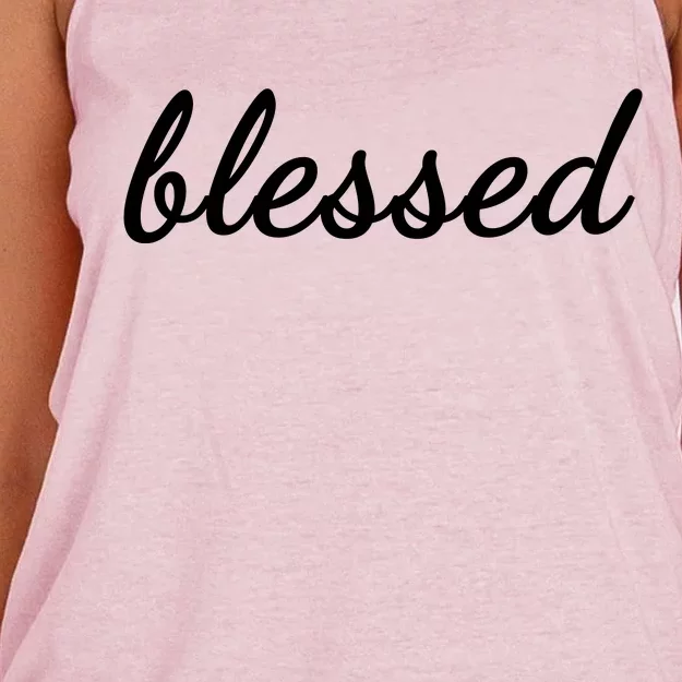 Blessed Christian Women's Knotted Racerback Tank