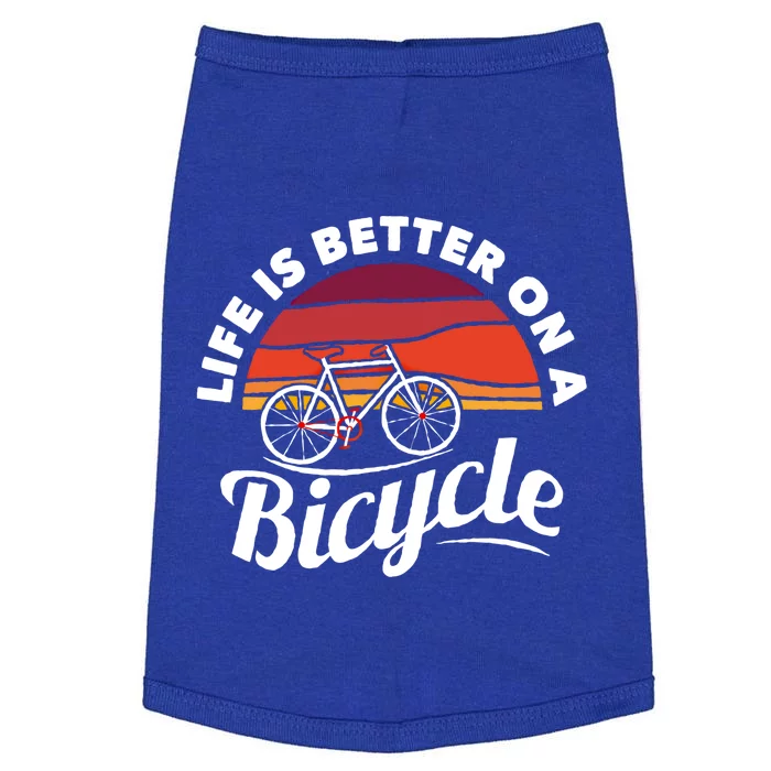 Bike Cycling Biking Cyclist Retro Theme Bicycle Quote Saying Funny Gift Doggie Tank