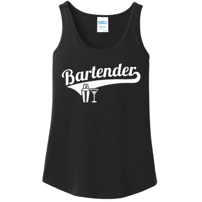 Bartender Cocktail Ladies Essential Tank