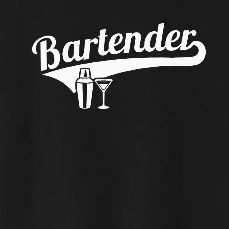 Bartender Cocktail Women's Crop Top Tee