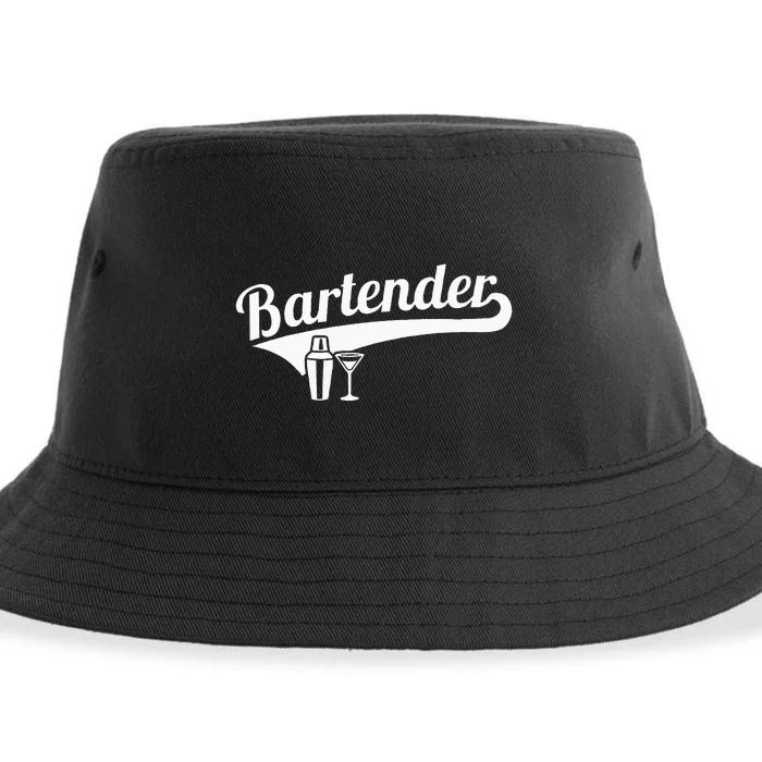 Bartender Cocktail Sustainable Bucket Hat