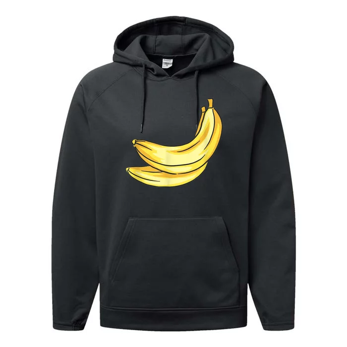 Banana Costume Performance Fleece Hoodie