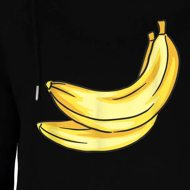 Banana Costume Womens Funnel Neck Pullover Hood