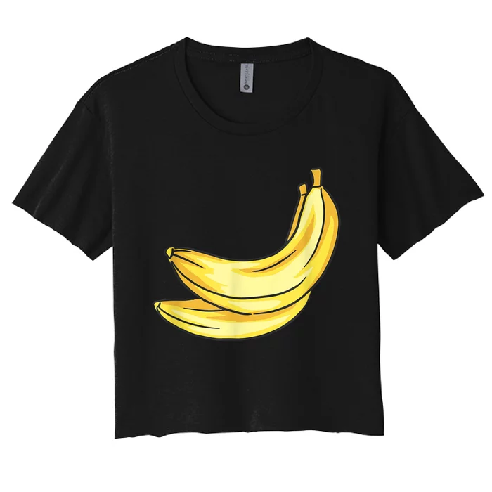 Banana Costume Women's Crop Top Tee