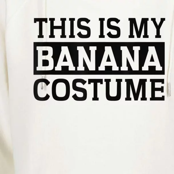 Banana Costume Womens Funnel Neck Pullover Hood