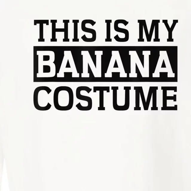 Banana Costume Cropped Pullover Crew