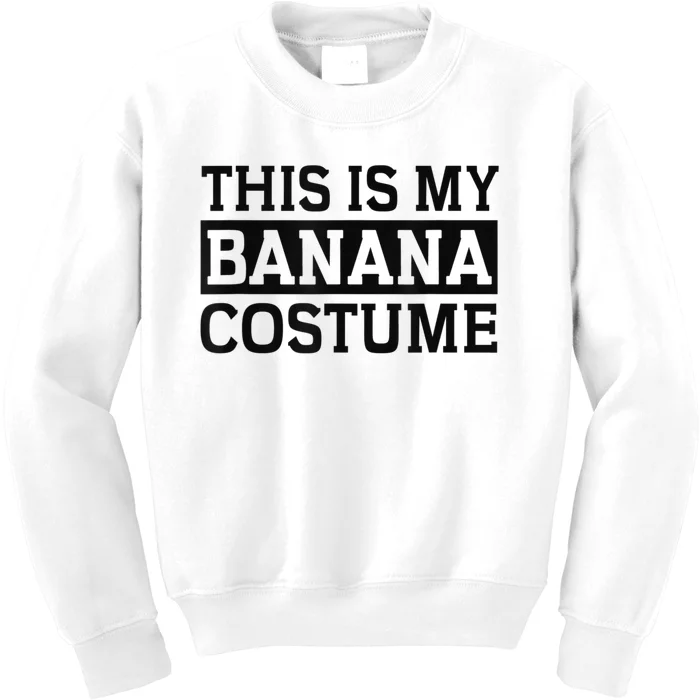 Banana Costume Kids Sweatshirt