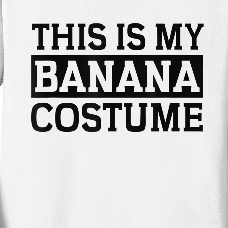 Banana Costume Kids Long Sleeve Shirt