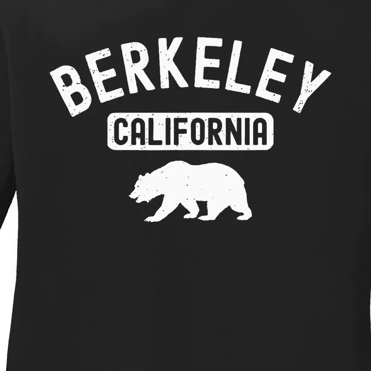 Berkeley California Bear Bay Area Oakland Alameda County 510 Ladies Long Sleeve Shirt