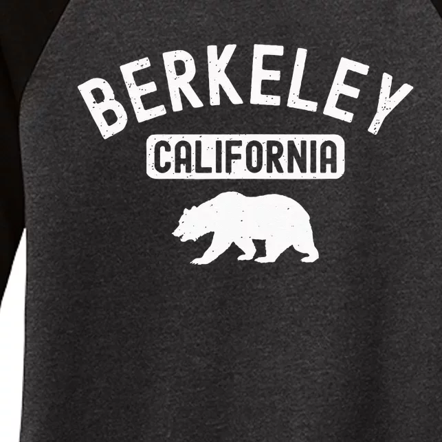 Berkeley California Bear Bay Area Oakland Alameda County 510 Women's Tri-Blend 3/4-Sleeve Raglan Shirt