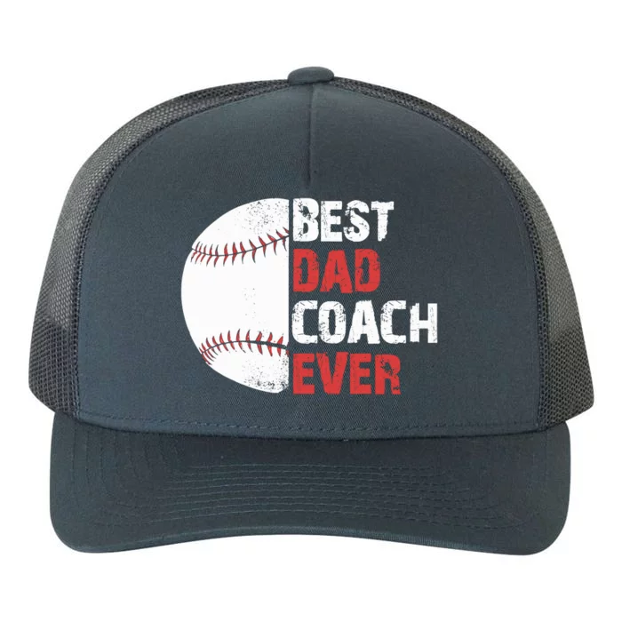 Baseball Coach Baseball Daddy Coach Dad Father Yupoong Adult 5-Panel Trucker Hat