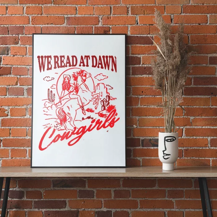 Bookish Cowgirl Poster