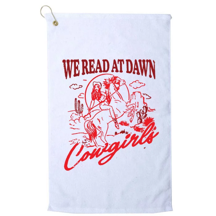 Bookish Cowgirl Platinum Collection Golf Towel