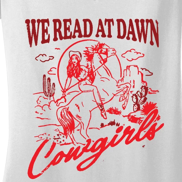 Bookish Cowgirl Women's V-Neck T-Shirt