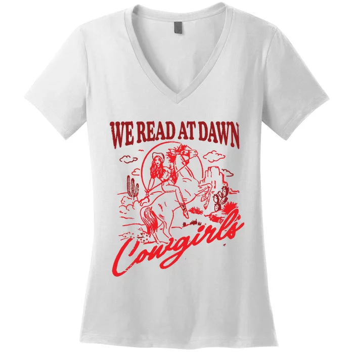 Bookish Cowgirl Women's V-Neck T-Shirt