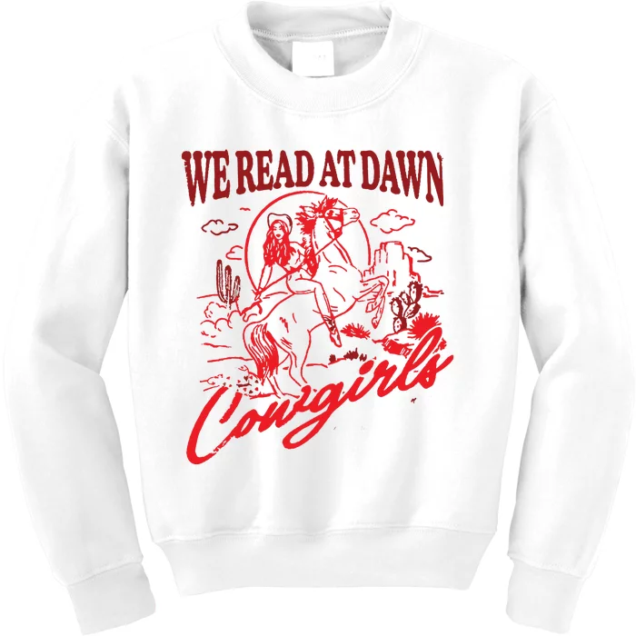 Bookish Cowgirl Kids Sweatshirt