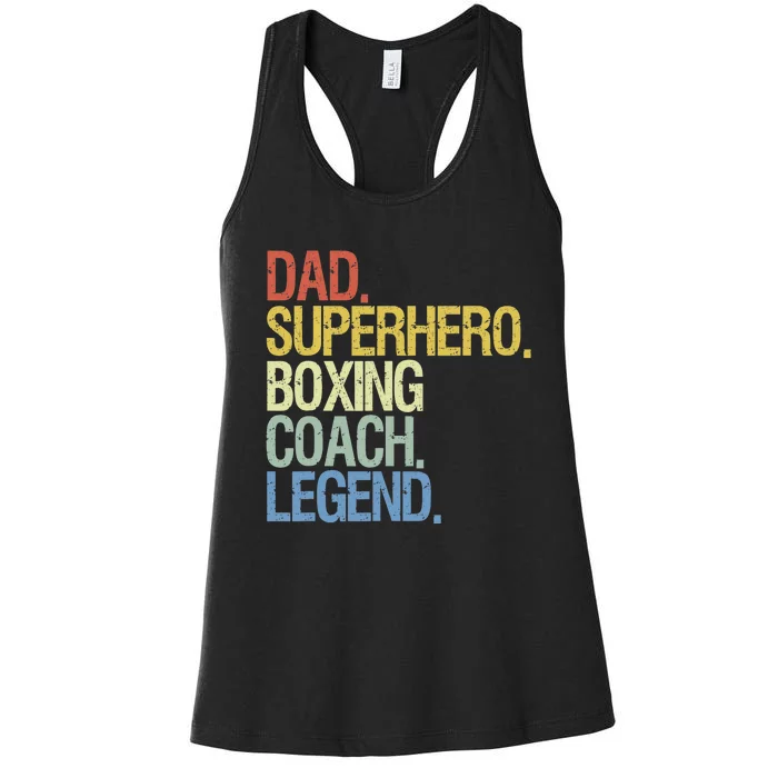 Boxing Coach Women's Racerback Tank