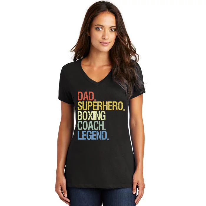 Boxing Coach Women's V-Neck T-Shirt