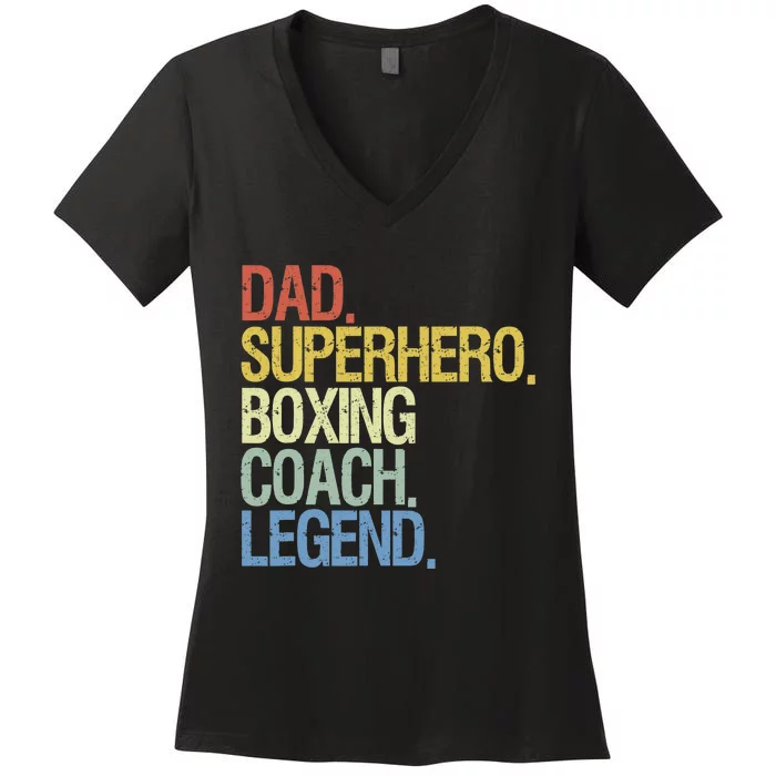 Boxing Coach Women's V-Neck T-Shirt