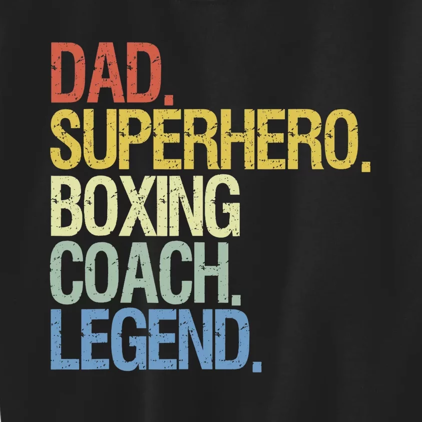 Boxing Coach Kids Sweatshirt