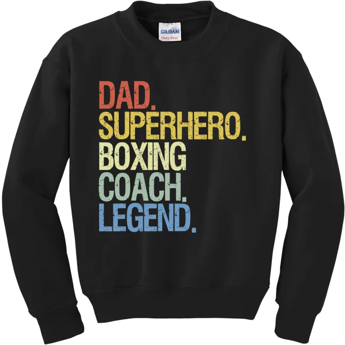 Boxing Coach Kids Sweatshirt