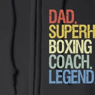 Boxing Coach Full Zip Hoodie