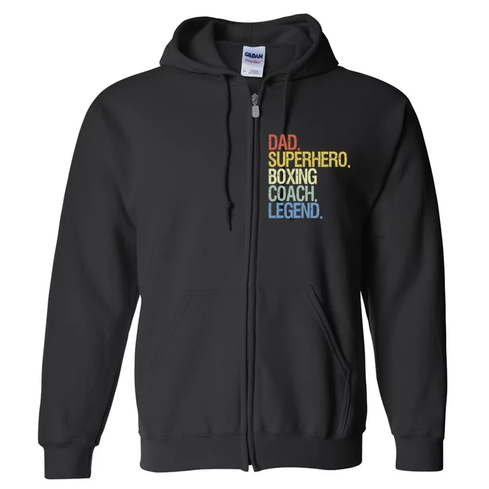 Boxing Coach Full Zip Hoodie